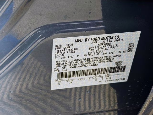2026 Azure Gray Metallic Tri-Coat Ford Maverick XLT FWD Truck