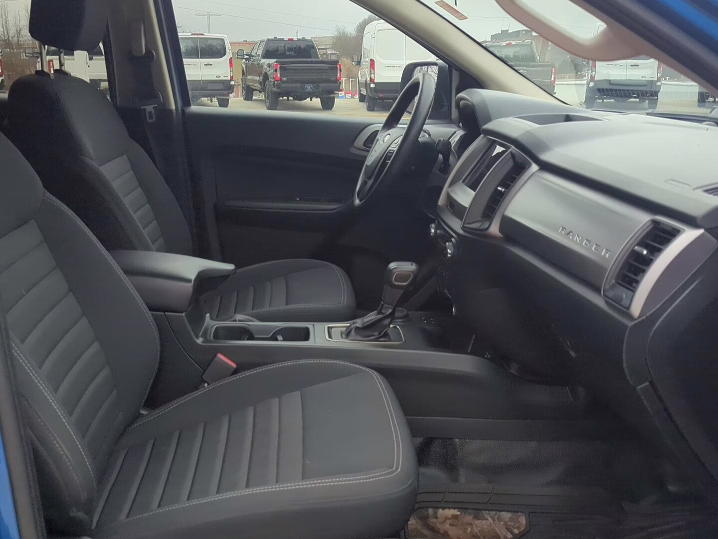 2022 Velocity Blue Ford Ranger XL 4X4 Truck