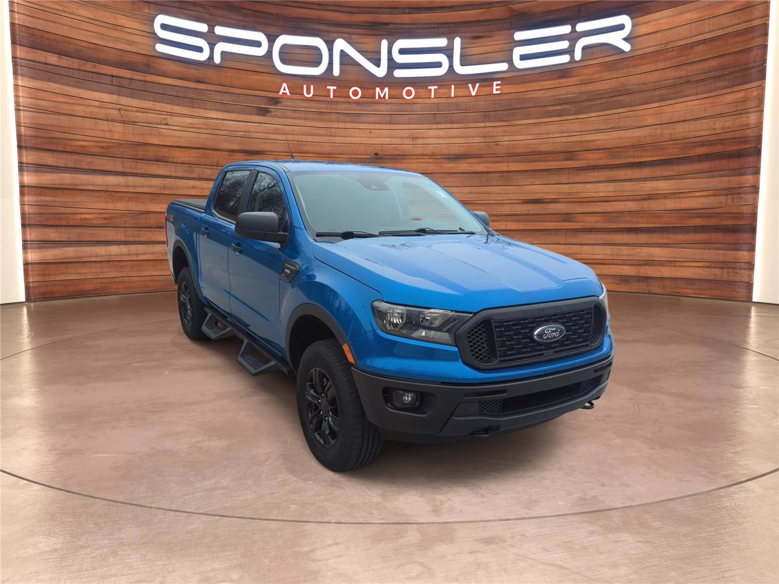 2022 Velocity Blue Ford Ranger XL 4X4 Truck