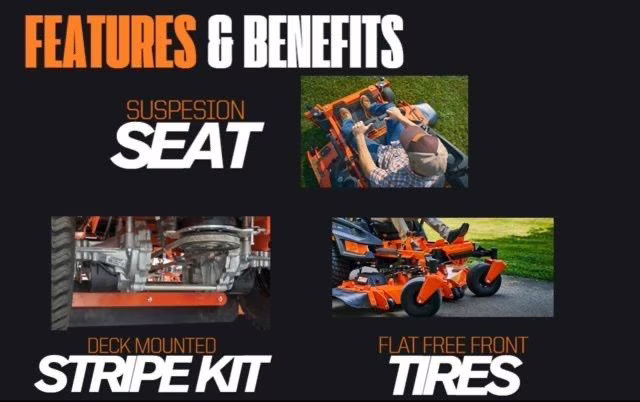 2026 Orange Bad Boy Rogue 61 Kawasaki EFI 38.5HP