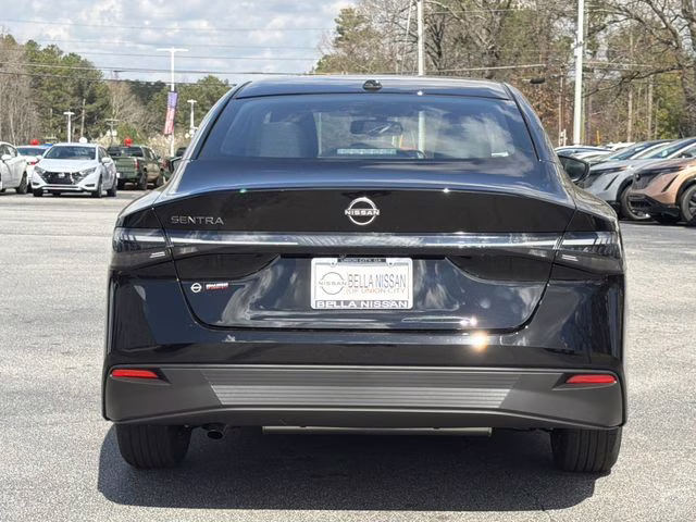 2026 Super Black Nissan Sentra SV FWD Sedan