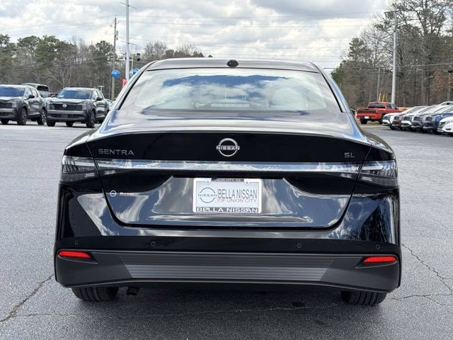 2026 Super Black Nissan Sentra SL FWD Sedan