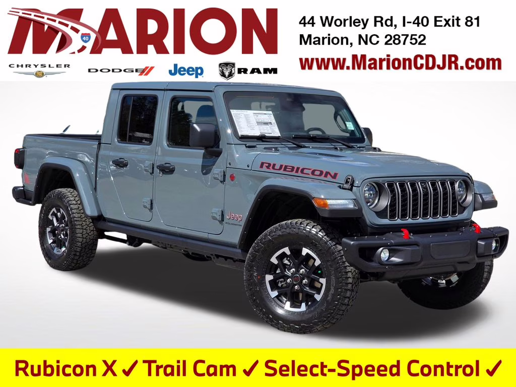 2026 Anvil Clearcoat Jeep Gladiator Rubicon 4X4 Truck