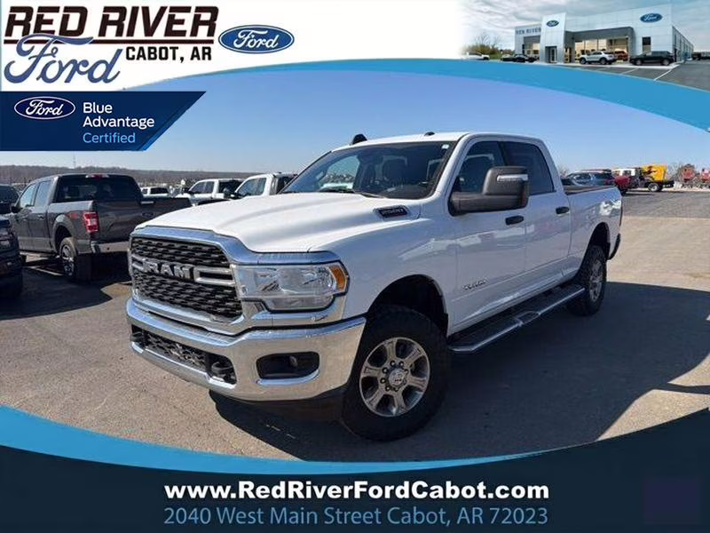 2024 Bright White Clearcoat Ram 2500 Big Horn 4X4 Truck