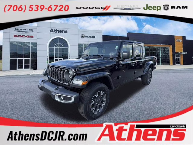 2026 Black Clearcoat Jeep Gladiator Sahara 4X4 Truck