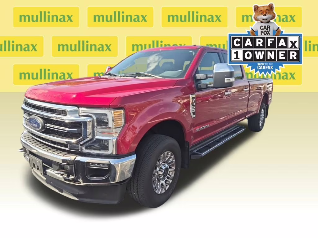 2021 Red Metallic Ford Super Duty F-350 SRW Lariat 4X4 Truck