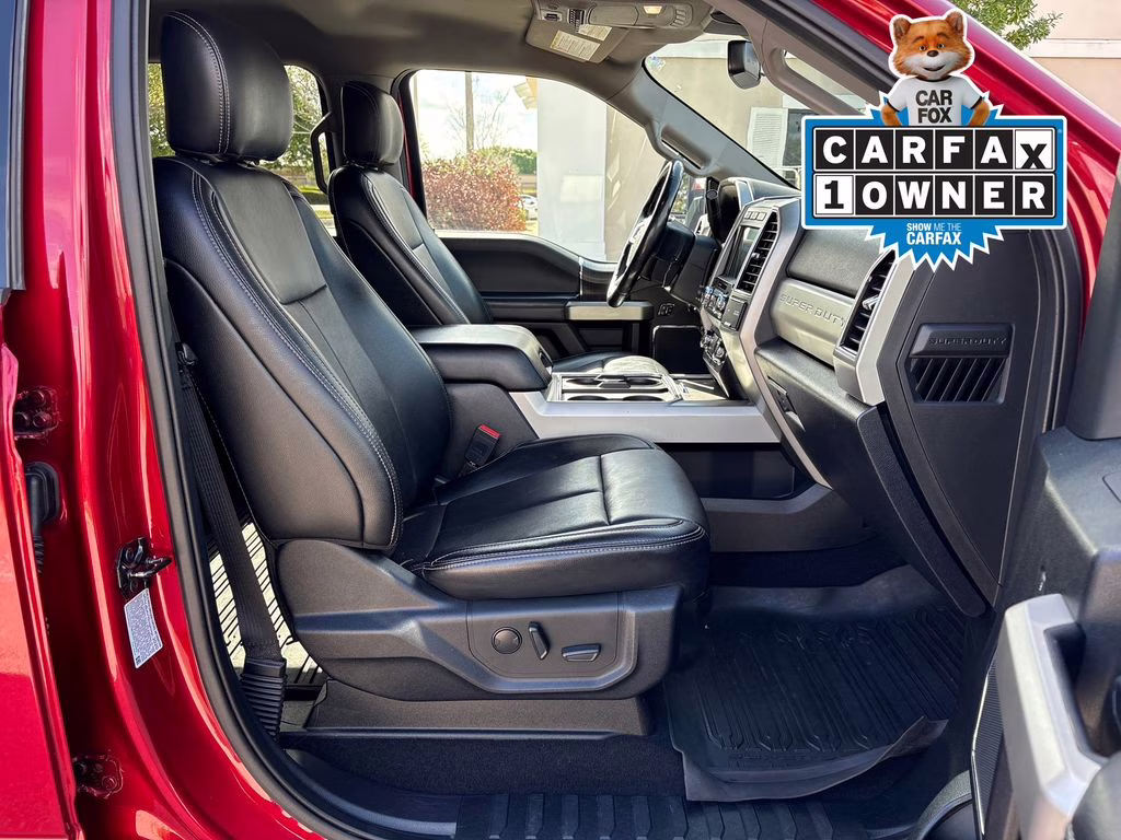 2021 Red Metallic Ford Super Duty F-350 SRW Lariat 4X4 Truck