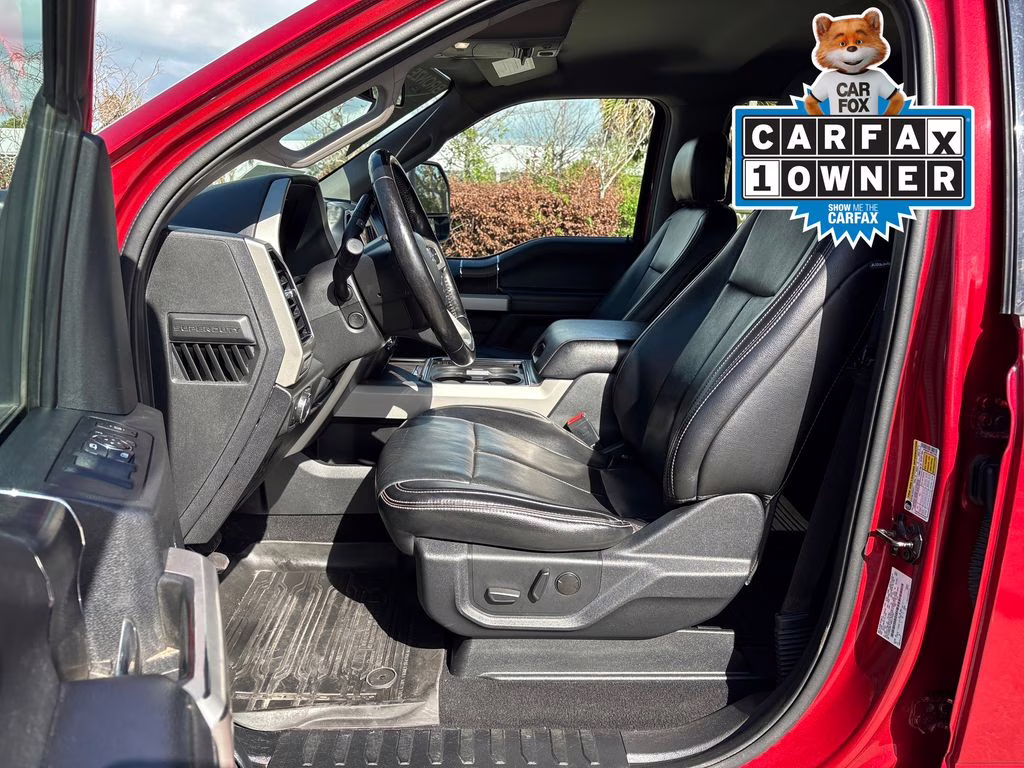 2021 Red Metallic Ford Super Duty F-350 SRW Lariat 4X4 Truck