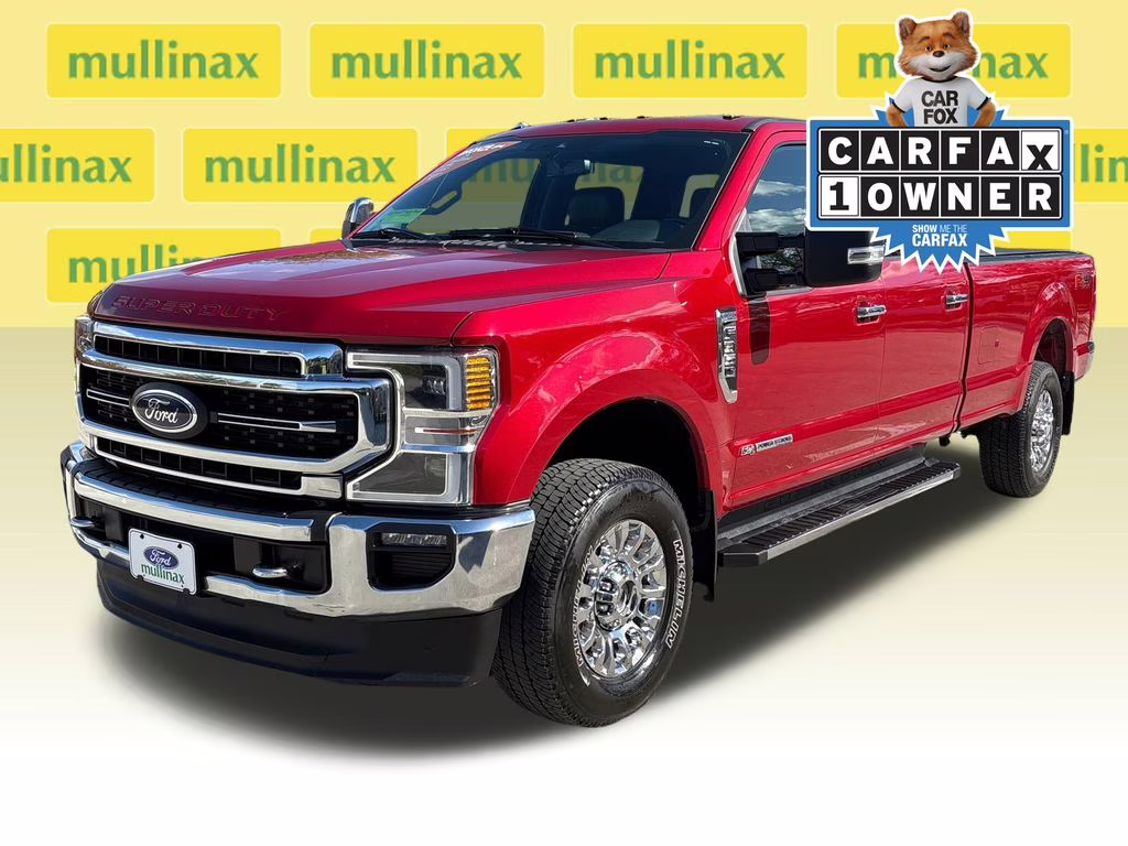 2021 Red Metallic Ford Super Duty F-350 SRW Lariat 4X4 Truck