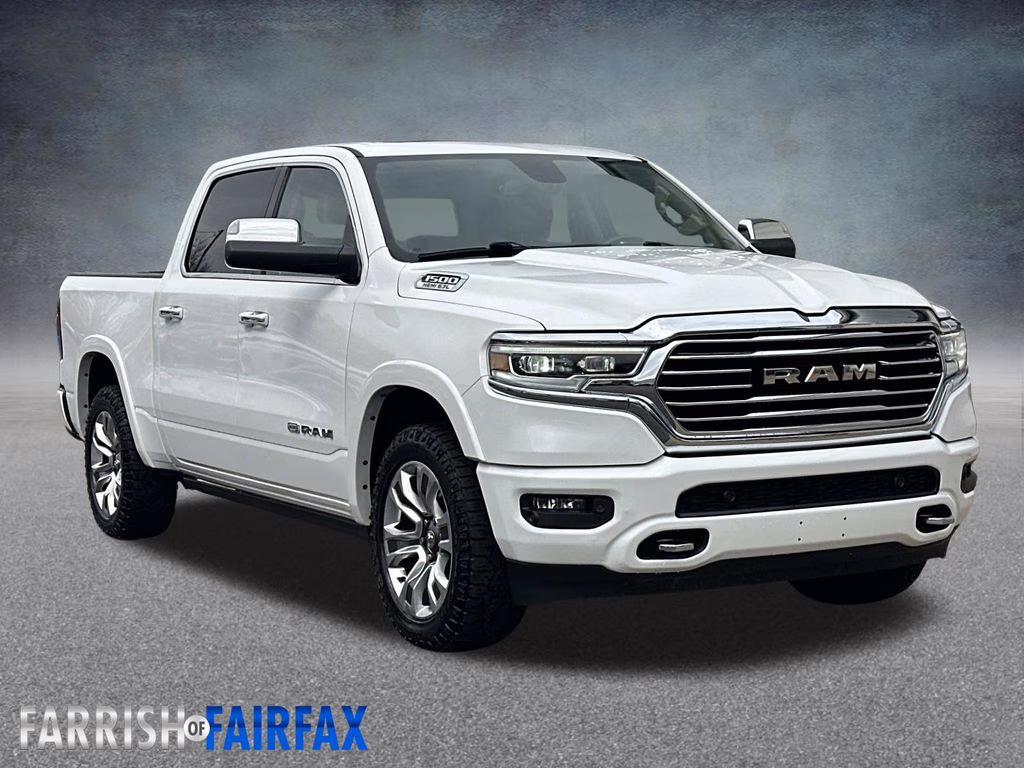 2020 Bright White Clearcoat Ram 1500 Laramie Longhorn 4X4 Truck