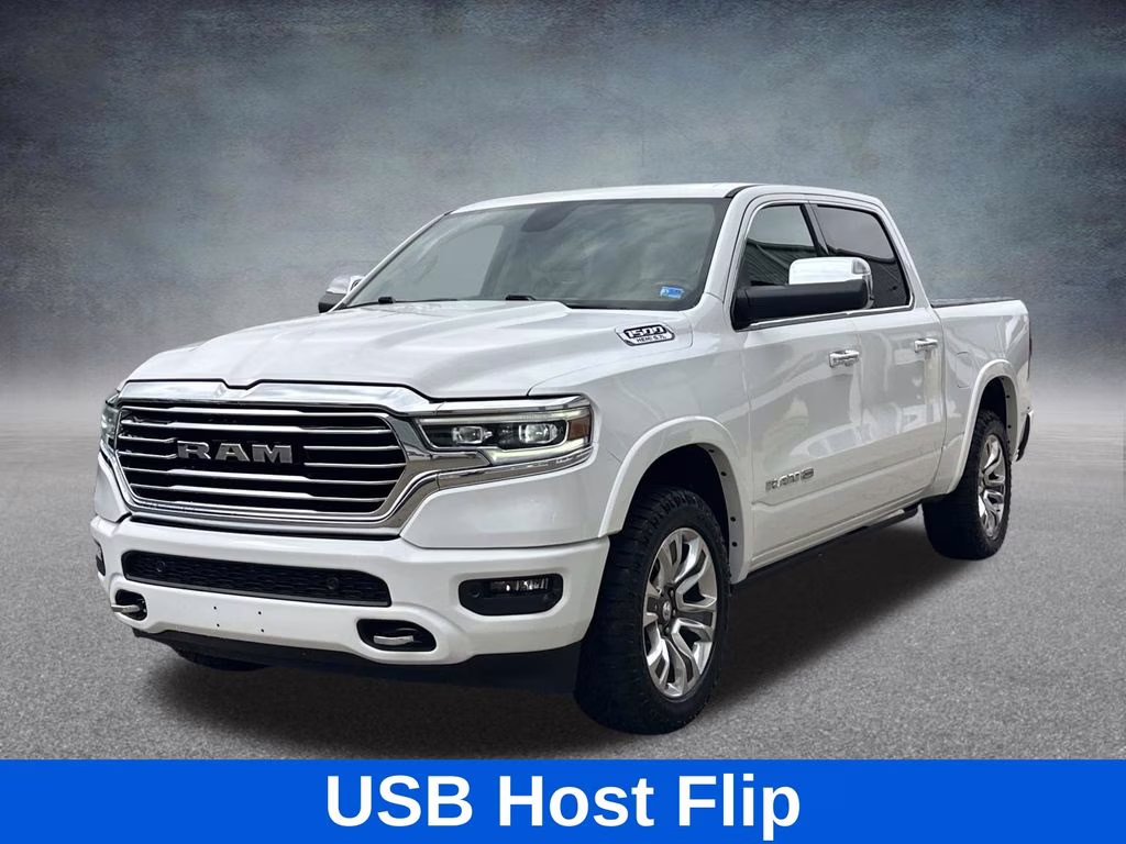 2020 Bright White Clearcoat Ram 1500 Laramie Longhorn 4X4 Truck