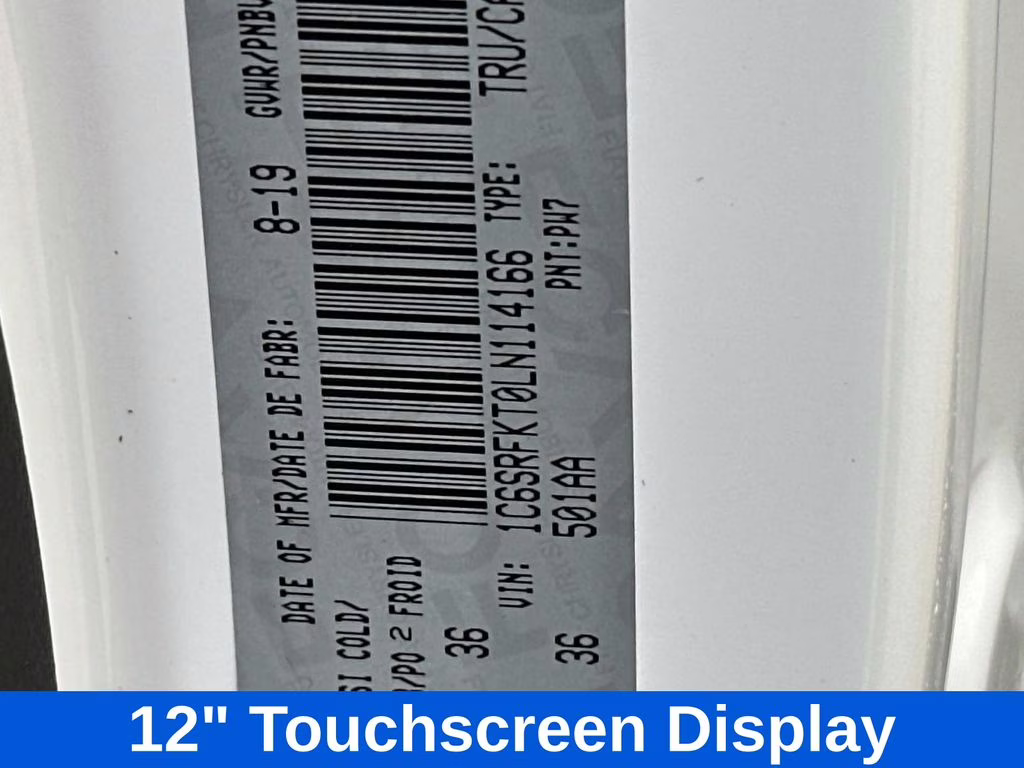 2020 Bright White Clearcoat Ram 1500 Laramie Longhorn 4X4 Truck