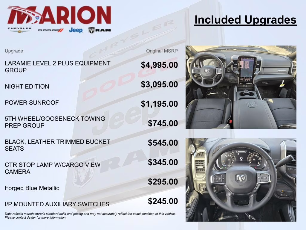 2026 Forged Blue Metallic Ram 2500 Laramie 4X4 Truck