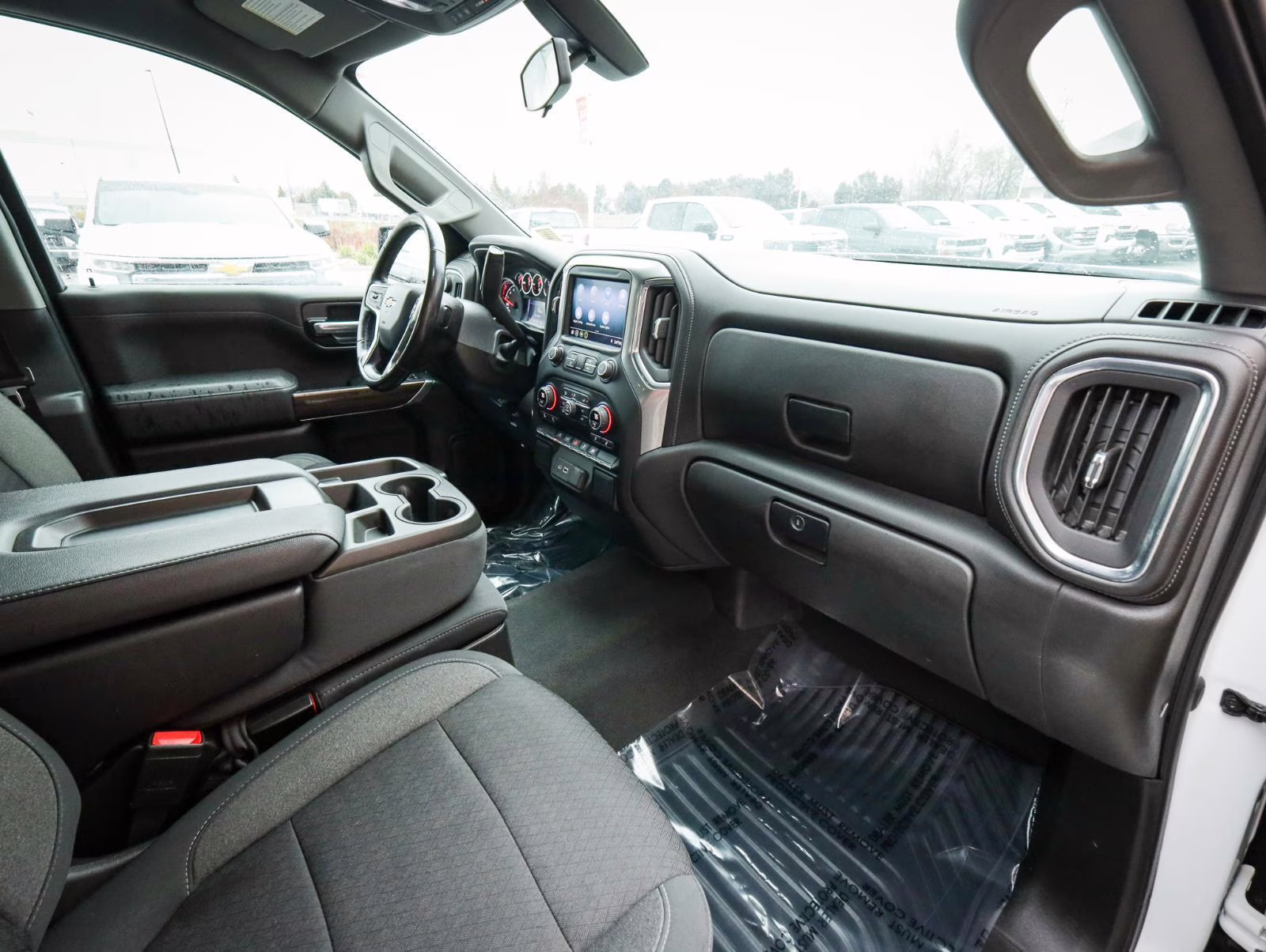 2021 Summit White Chevrolet Silverado 1500 LT 4X4 Truck