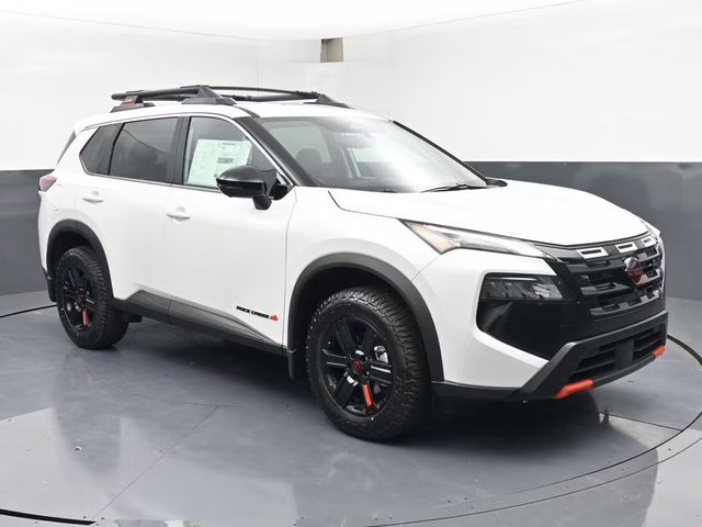 2026 Everest White Pearl Tricoat Nissan Rogue Rock Creek AWD SUV