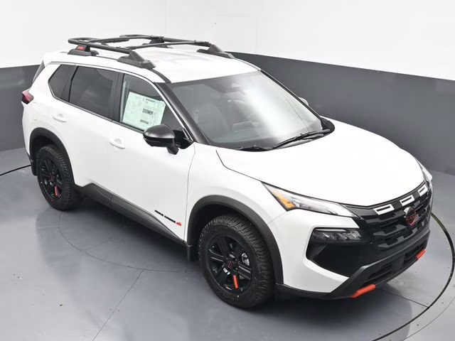 2026 Everest White Pearl Tricoat Nissan Rogue Rock Creek AWD SUV