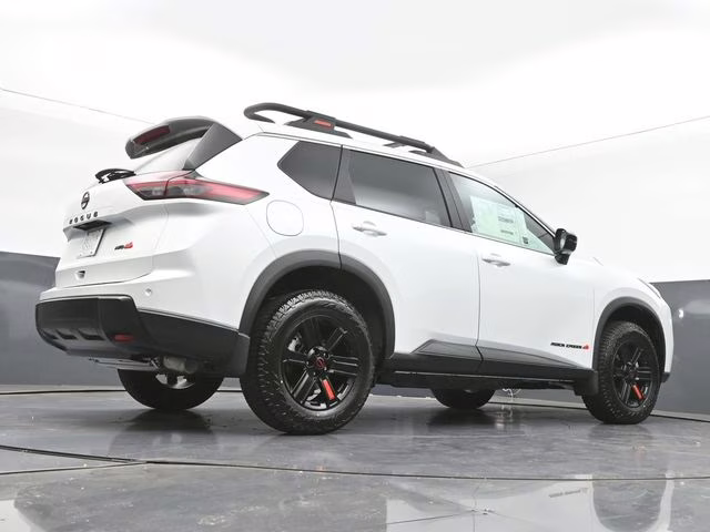 2026 Everest White Pearl Tricoat Nissan Rogue Rock Creek AWD SUV