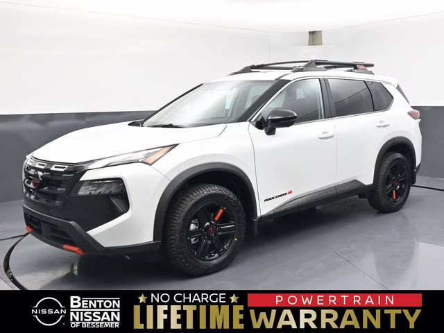 2026 Everest White Pearl Tricoat Nissan Rogue Rock Creek AWD SUV