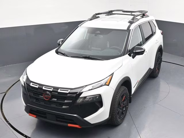 2026 Everest White Pearl Tricoat Nissan Rogue Rock Creek AWD SUV