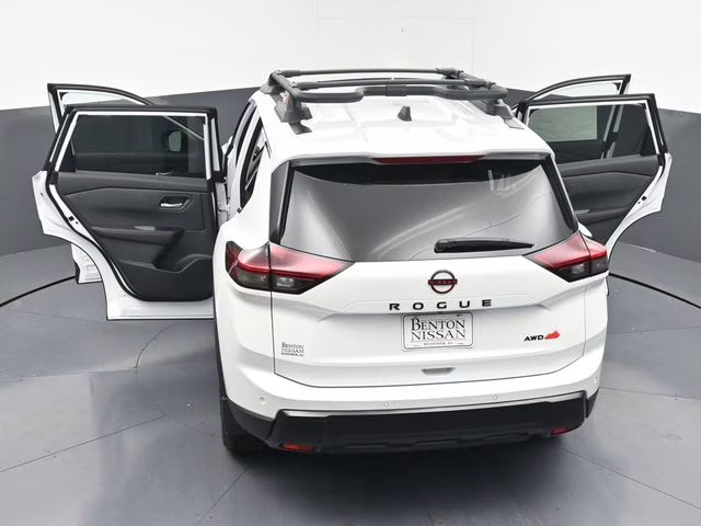 2026 Everest White Pearl Tricoat Nissan Rogue Rock Creek AWD SUV