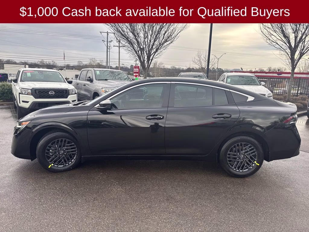 2026 Super Black Nissan Sentra SV FWD Sedan