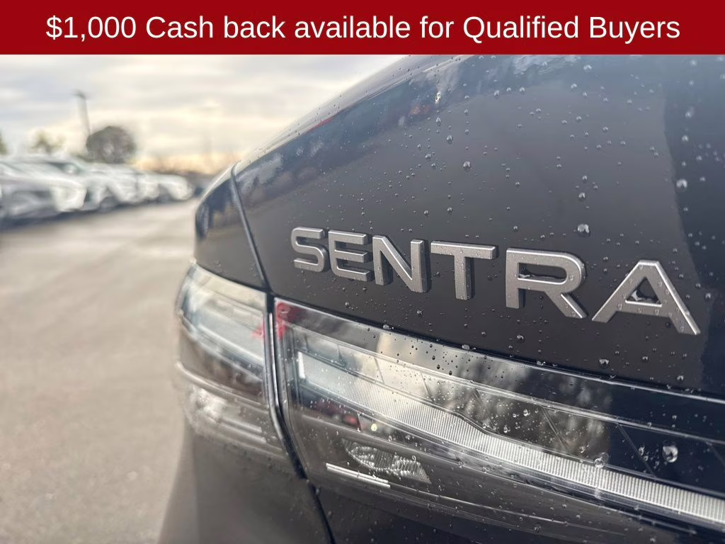 2026 Super Black Nissan Sentra SV FWD Sedan