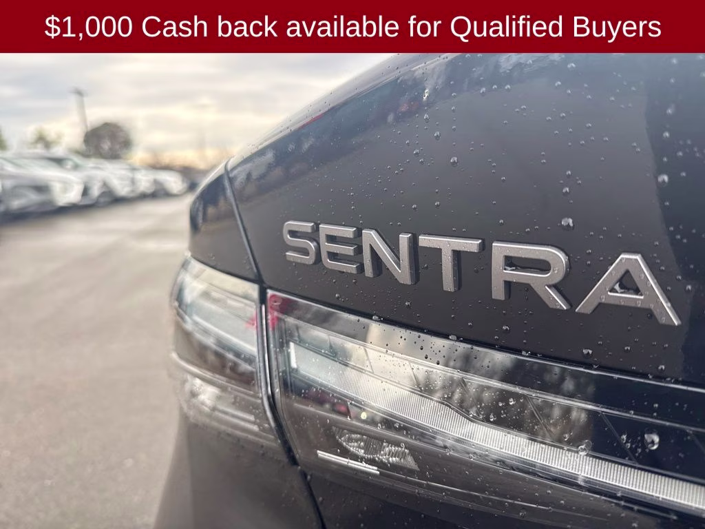 2026 Super Black Nissan Sentra SV FWD Sedan