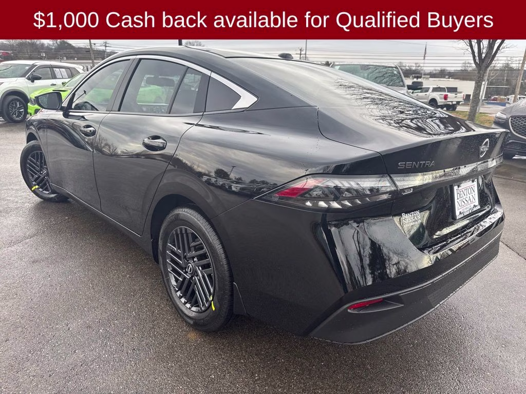 2026 Super Black Nissan Sentra SV FWD Sedan