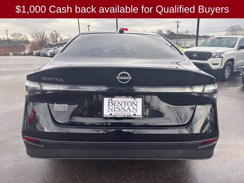 2026 Super Black Nissan Sentra SV FWD Sedan