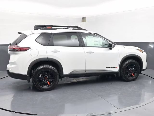 2026 Everest White Pearl Tricoat Nissan Rogue Rock Creek AWD SUV