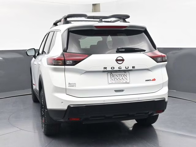 2026 Everest White Pearl Tricoat Nissan Rogue Rock Creek AWD SUV