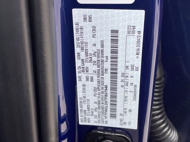 2026 Argon Blue Metallic Ford F-150 STX 4X4 Truck