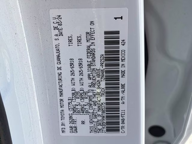 2024 Ice Cap Toyota Tacoma 2WD TRD Sport RWD Truck