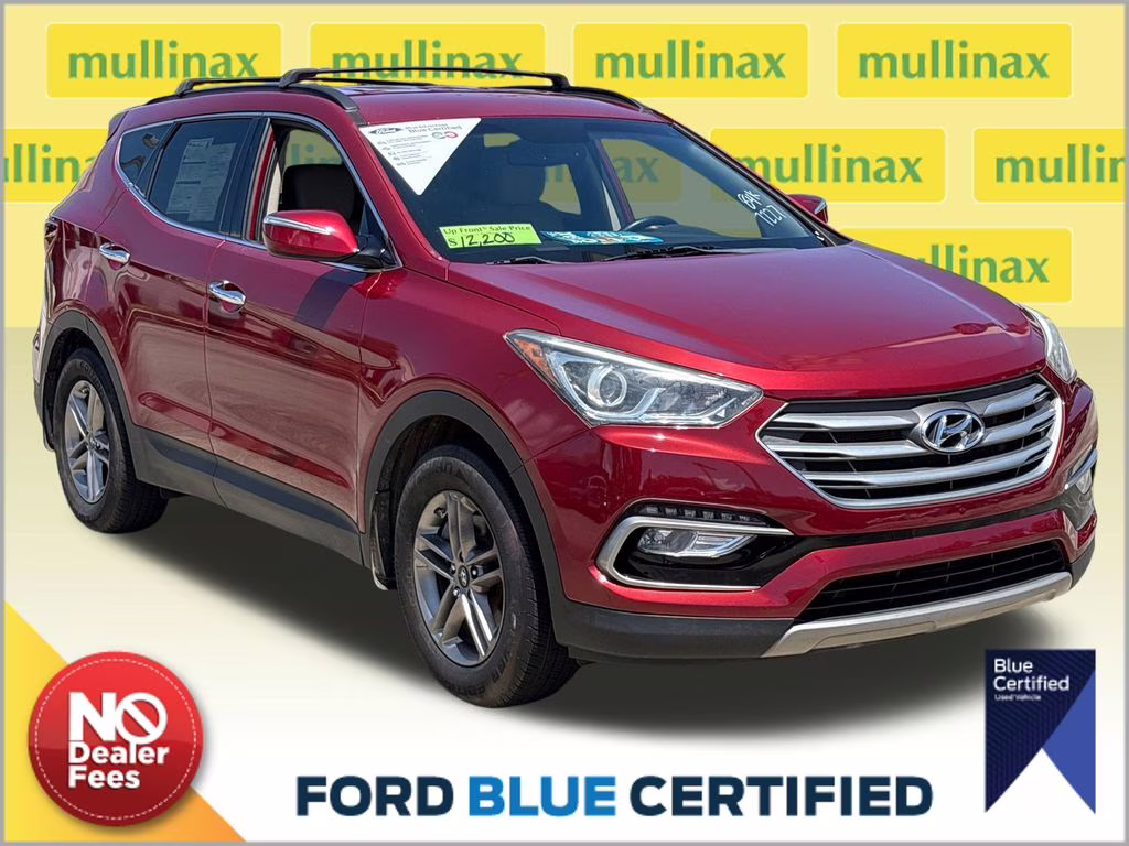 2018 Serrano Red Hyundai Santa Fe Sport 2.4 Base AWD SUV