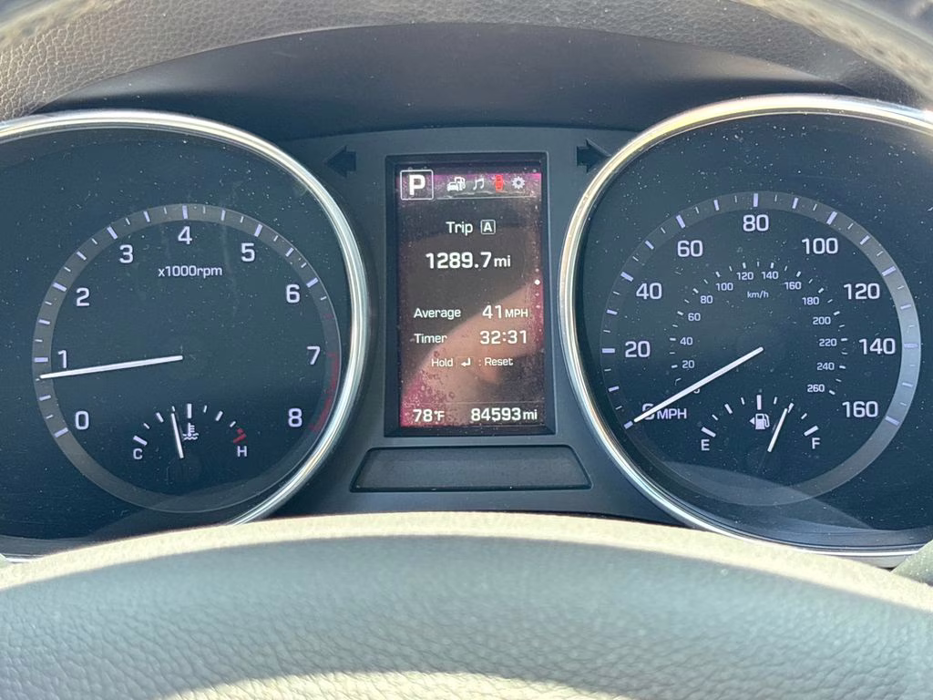 2018 Serrano Red Hyundai Santa Fe Sport 2.4 Base AWD SUV