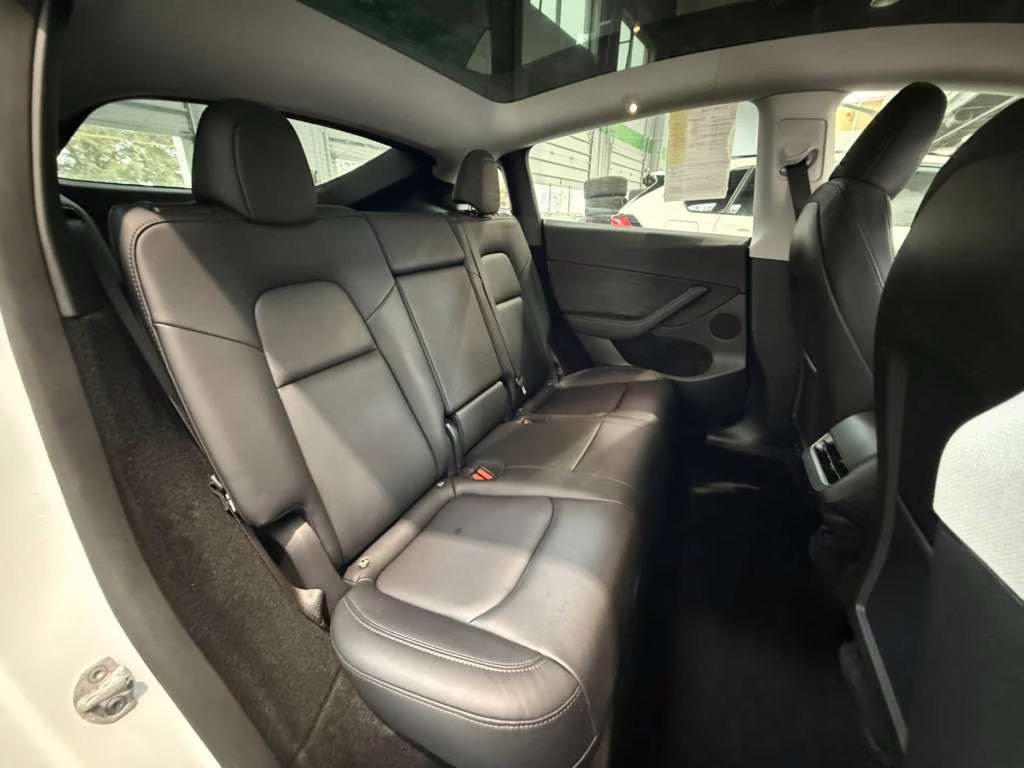 2024 Pearl White Multi-Coat Tesla Model Y Long Range RWD SUV