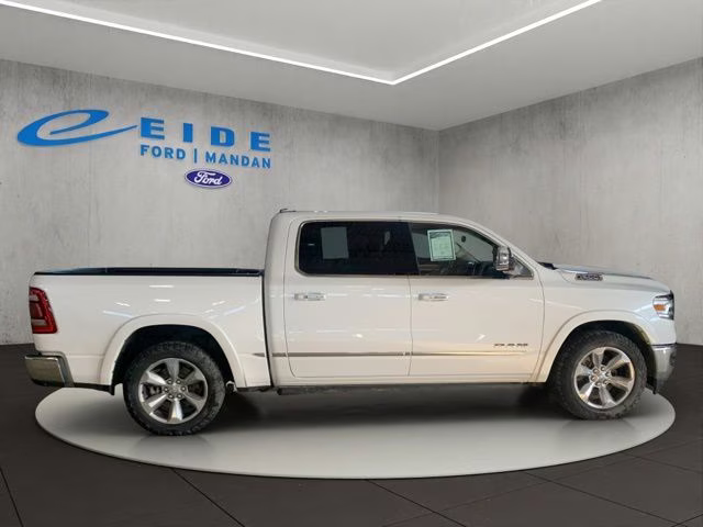 2021 Ivory White Tri-Coat Pearlcoat Ram 1500 Limited 4X4 Truck