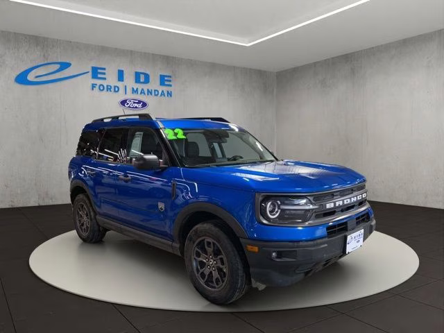 2022 Blue Metallic Ford Bronco Sport Big Bend 4X4 SUV