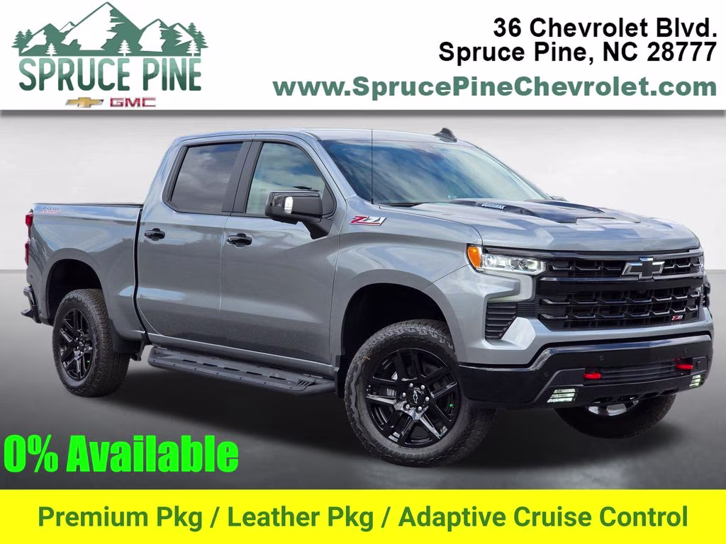 2026 Sterling Gray Metallic Chevrolet Silverado 1500 LT Trail Boss 4X4 Truck