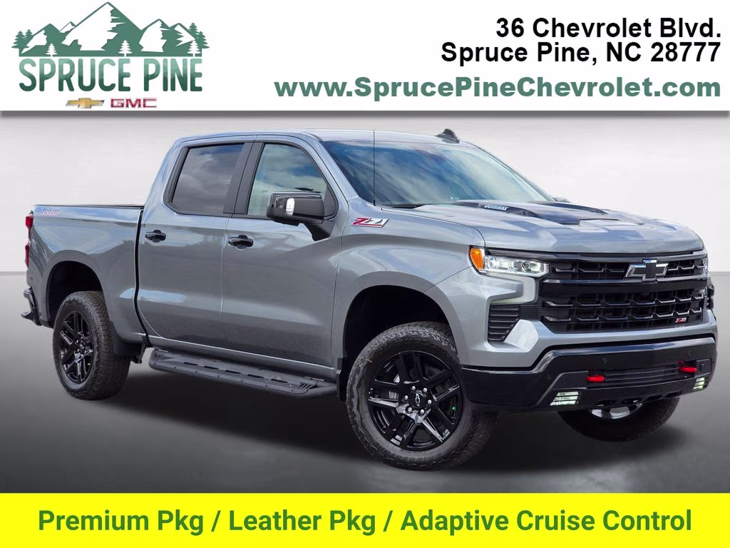 2026 Sterling Gray Metallic Chevrolet Silverado 1500 LT Trail Boss 4X4 Truck