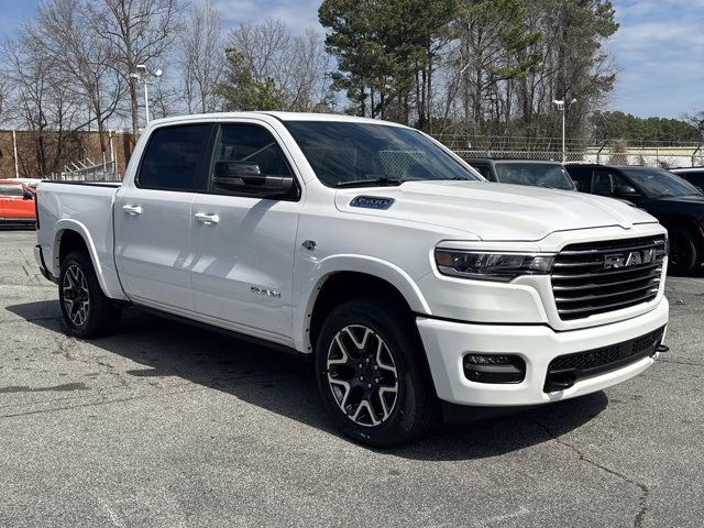 2026 Bright White Clearcoat Ram 1500 Laramie 4X4 Truck