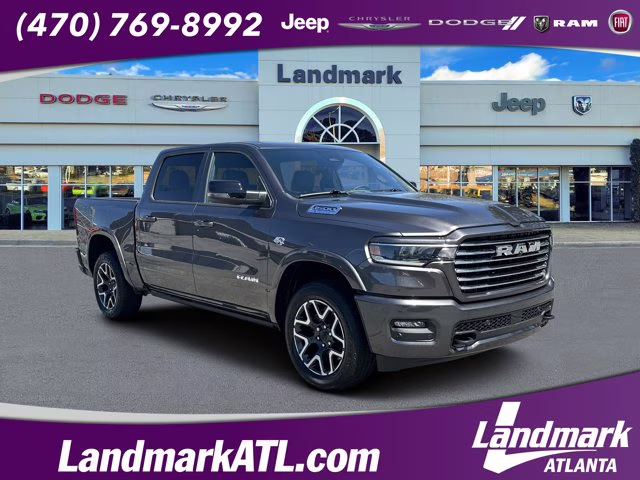 2026 Granite Crystal Metallic Clearcoat Ram 1500 Laramie 4X4 Truck