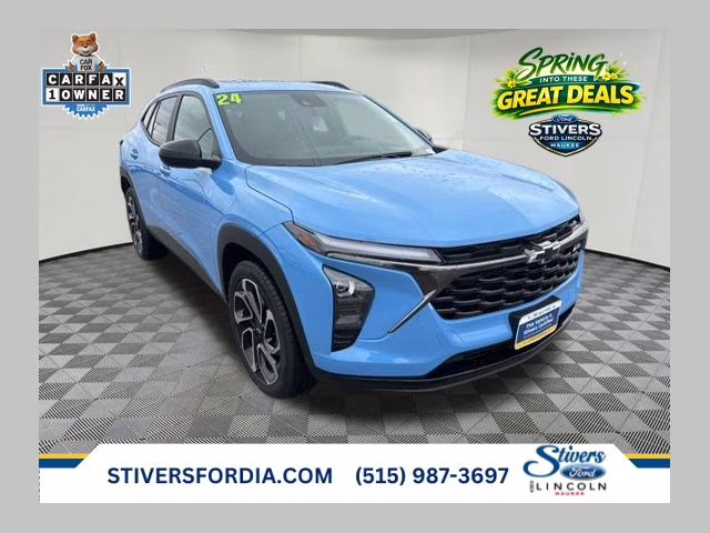 2024 Fountain Blue Chevrolet Trax 2RS FWD SUV