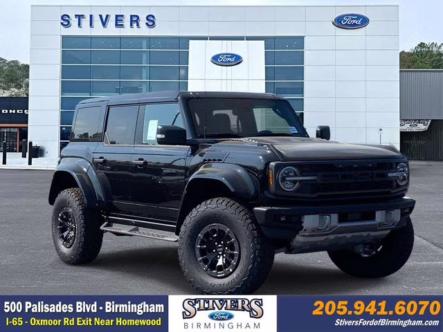 2026 Shadow Black Ford Bronco Raptor 4X4 SUV