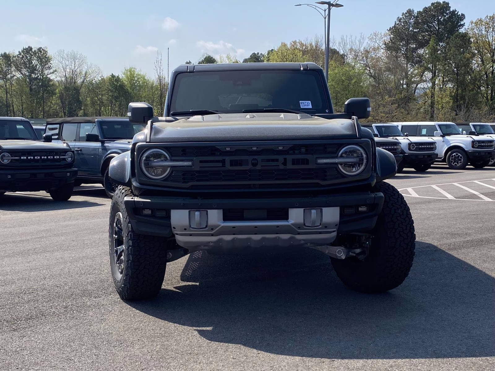 2026 Shadow Black Ford Bronco Raptor 4X4 SUV