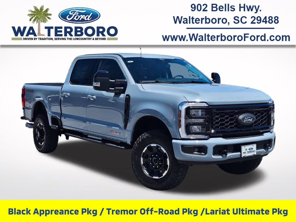 2026 Glacier Gray Metallic TriCoat Ford Super Duty F-350 SRW Lariat 4X4 Truck