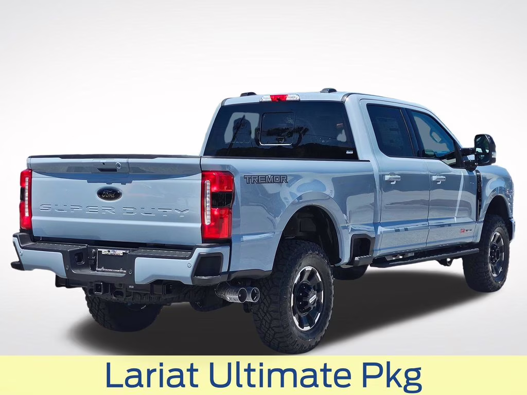 2026 Glacier Gray Metallic TriCoat Ford Super Duty F-350 SRW Lariat 4X4 Truck