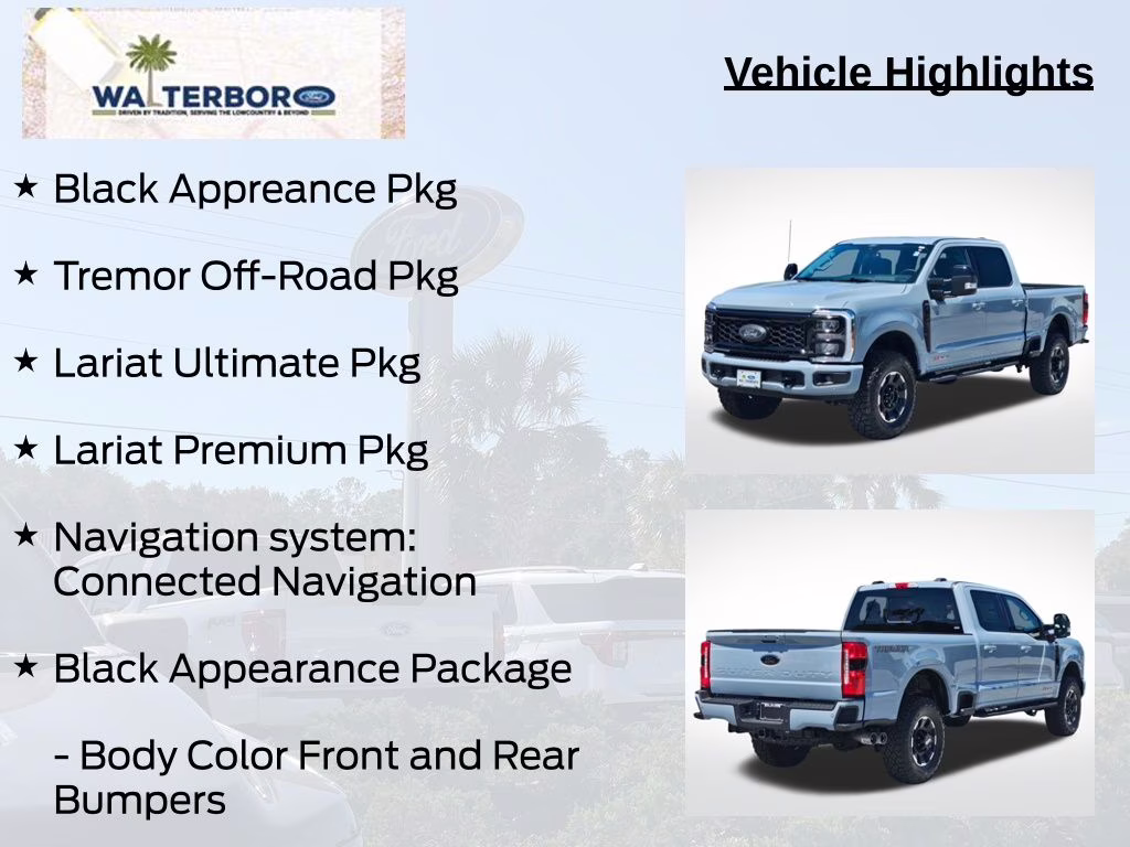 2026 Glacier Gray Metallic TriCoat Ford Super Duty F-350 SRW Lariat 4X4 Truck