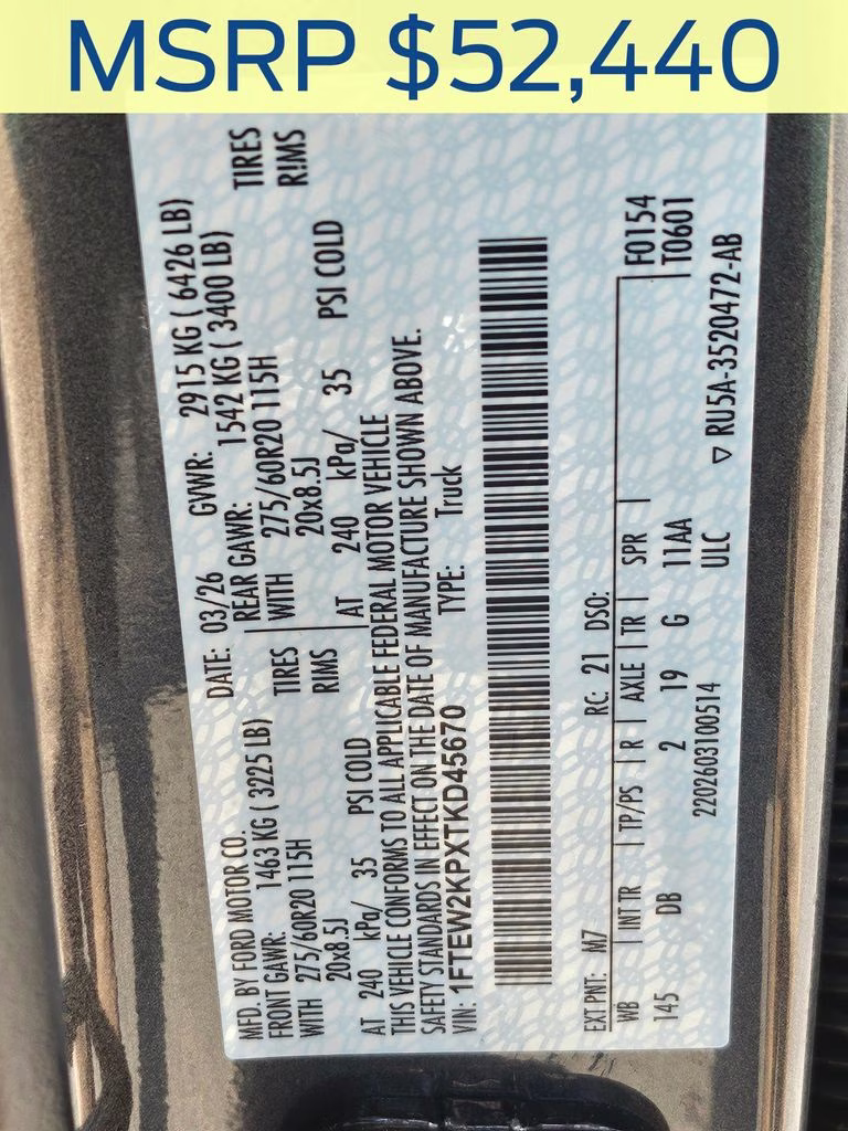 2026 Carbonized Gray Metallic Ford F-150 STX RWD Truck