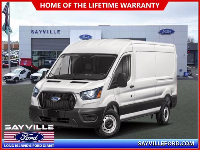 2026 Oxford White Ford Transit Cargo Van T-350 148 Med Rf 9500 GVWR RWD RWD Van
